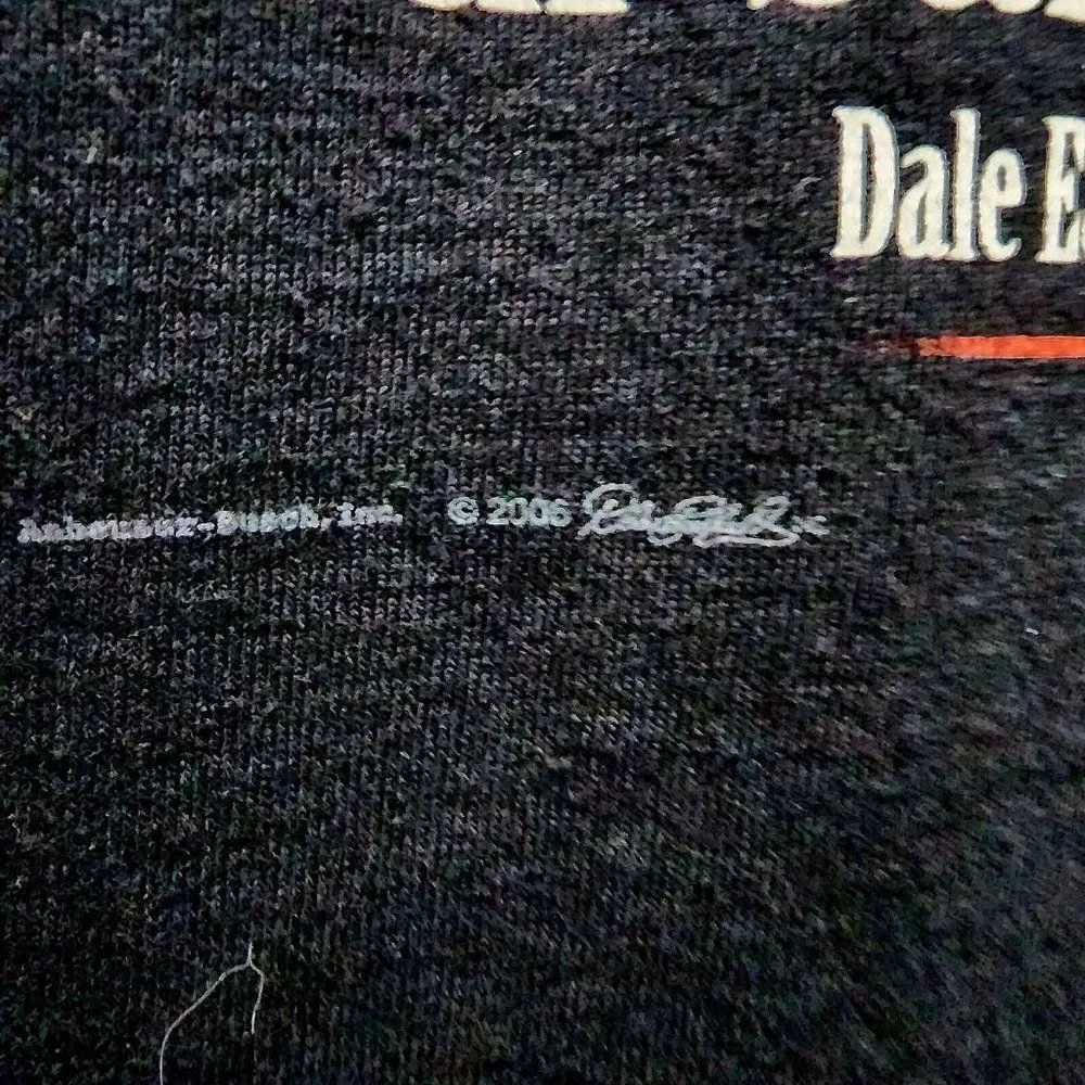Dale Earnhardt Sr 2006 Memorial Black‎ Shirt Black Knight NASCAR Size Large